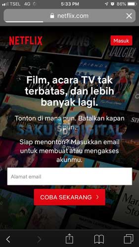 Buka Halaman Netflix Buka Halaman Netflix