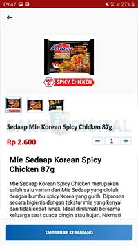 Barang yang di scan Barang yang di scan