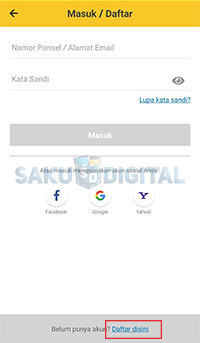 Daftar disini 1 Daftar disini 1