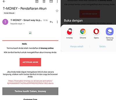 Tekan tombol AKTIFKAN AKUN Tekan tombol AKTIFKAN AKUN