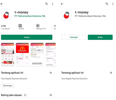 Unduh aplikasi T Money Unduh aplikasi T Money