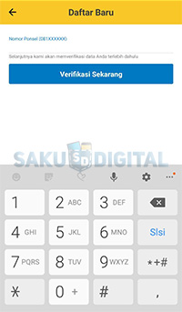 tekan Verifikasi Sekarang tekan Verifikasi Sekarang