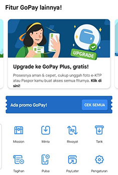 Upgrade GoPay Plus
