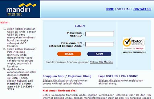 Lewat Internet Banking Mandiri Lewat Internet Banking Mandiri