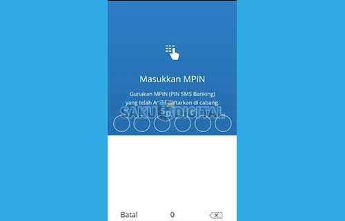 7 Masukan MPIN