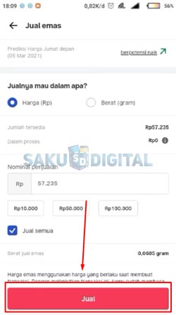 11 Tap Jual
