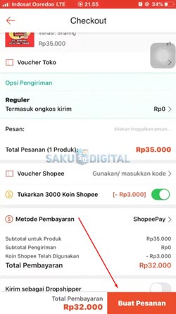 5 Tap ShopeePay