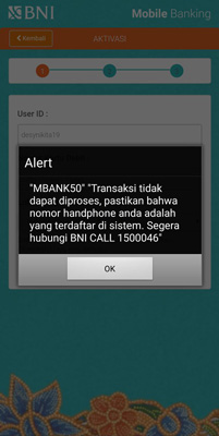 BNI Mobile Error Mbank50