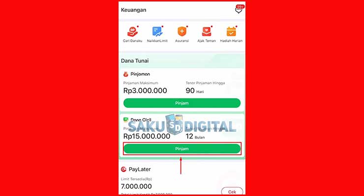 Ketuk Tombol Pinjam